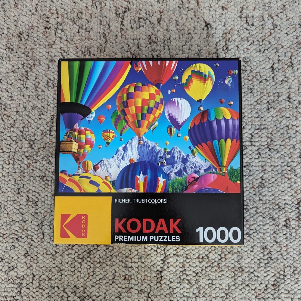 Kodak 1000 Piece Puzzle- Hot Air Balloons, NIB
